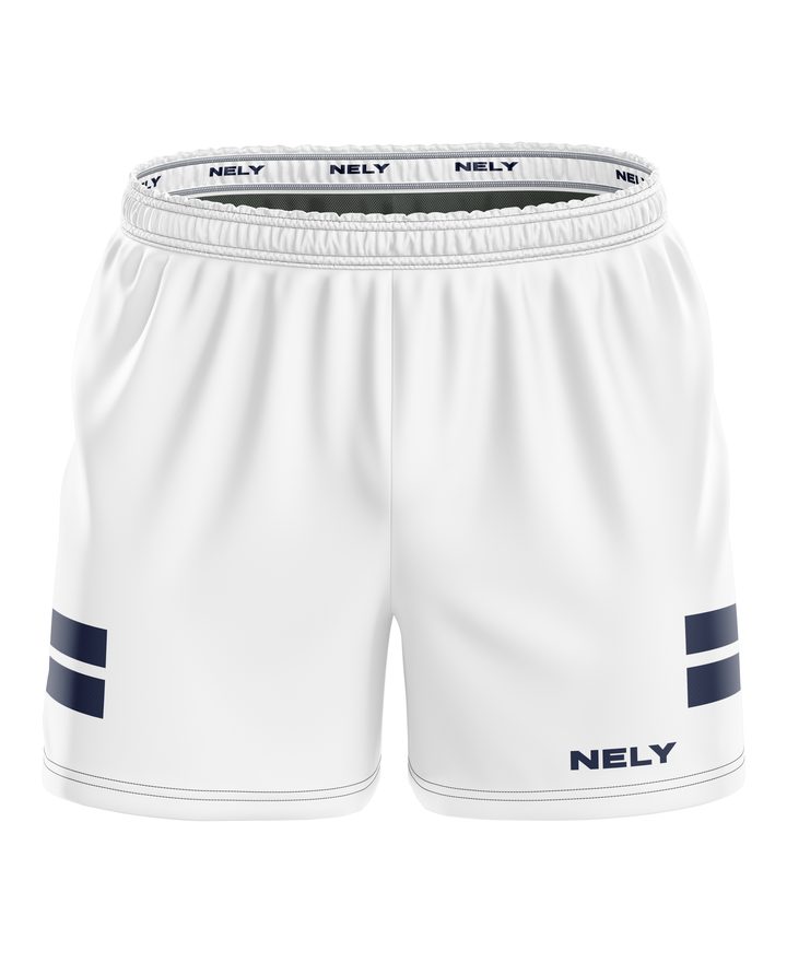 White & Navy Shorts